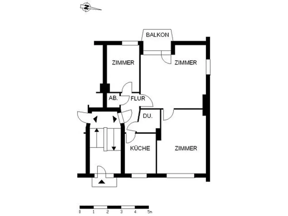 Renovoerte 2,5-Zimmer-Wohnung mit Balkon
