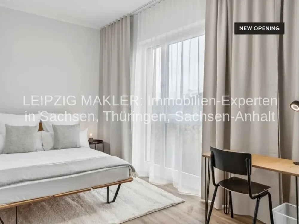 Modernes, voll möbliertes Studio mit allem inklusive im Zentrum von Leipzig - Wohnen auf Zeit