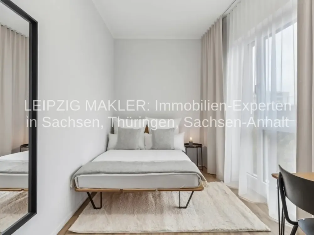 Modernes, voll möbliertes Studio mit allem inklusive im Zentrum von Leipzig - Wohnen auf Zeit