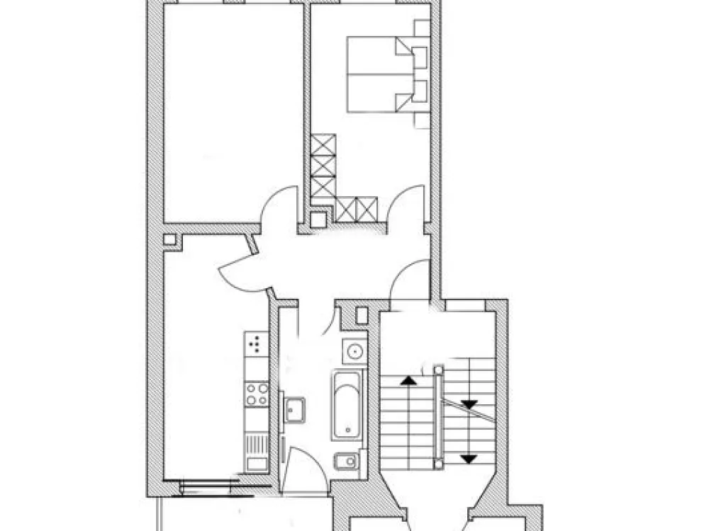 Schöne 2 Zimmer Wohnung mit EBK und Balkon