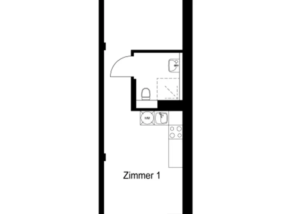 2-Zimmer-Wohnung mit WBS bis 140