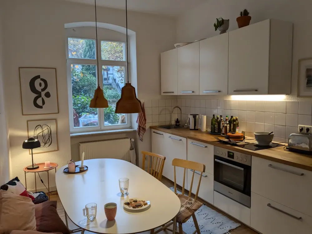 Möblierte Helle 2-Zimmer-Wohnung in KA Weststadt, Toplage, Garten