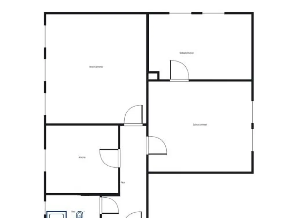 Das Glück hat ein Zuhause - Interessante 3-Zimmer-Souterrain-Wohnung
