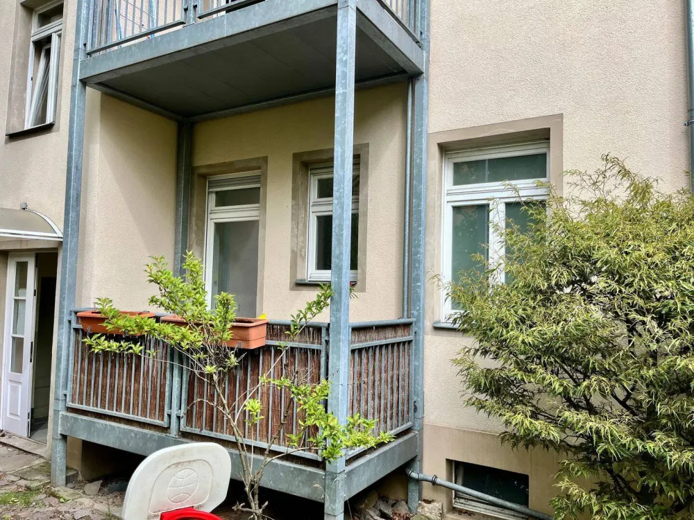 Sonniger Balkon in Blasewitz; Exklusive WE