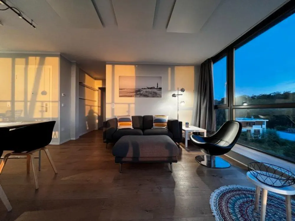 Penthouse mit fantastischem Meerblick, möbliert auf Zeit