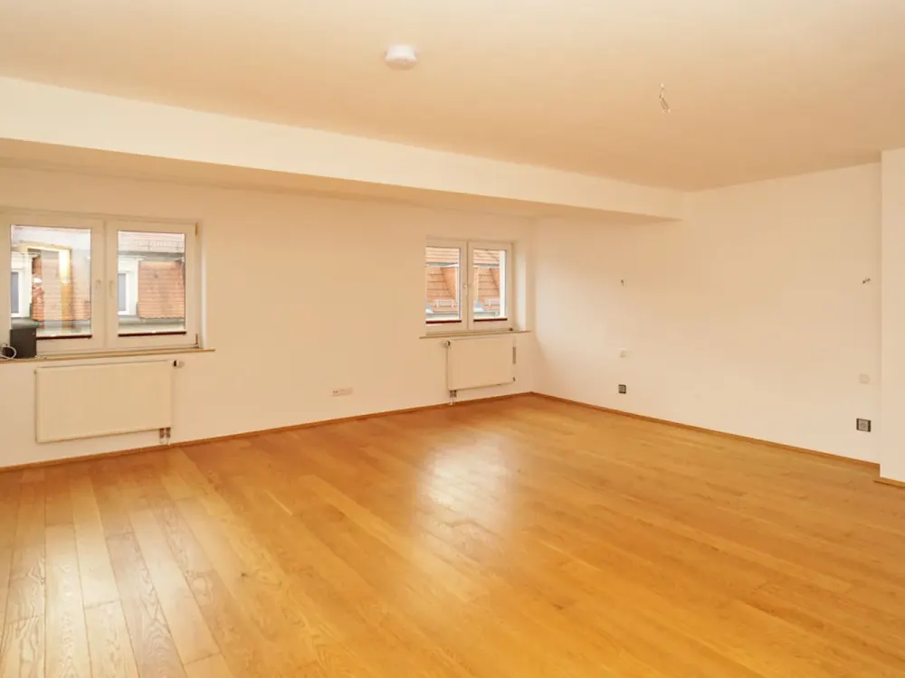 At the Prießnitz: Attic Maisonette with a View