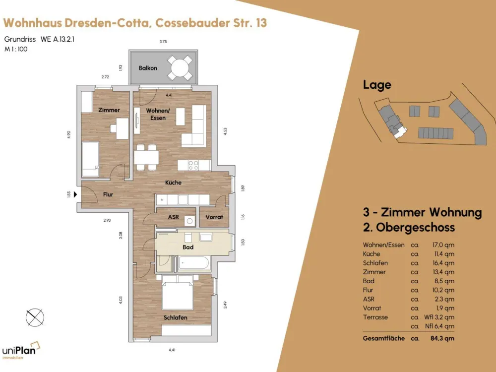 3 Raum Wohnung // Erstbezug NEUBAU Wohnpark TerraCotta
