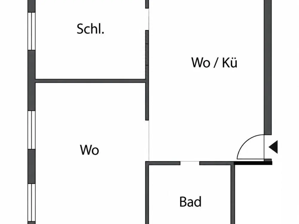 2,5-Zimmer-Wohnung mit Charakter, Lohfelden-Vollmarshausen c.65m2