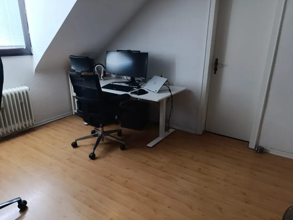 Dachgeschosswohnung in Düsseltal, Kamin, Panoramaterrasse & sehr faires Preis-Leistungs- Verhältnis