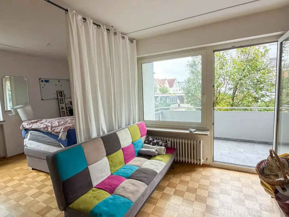 SEENAH, HELL & RUHIG! Modernisierte 2-Zimmerwohnung mit Südbalkon in FN