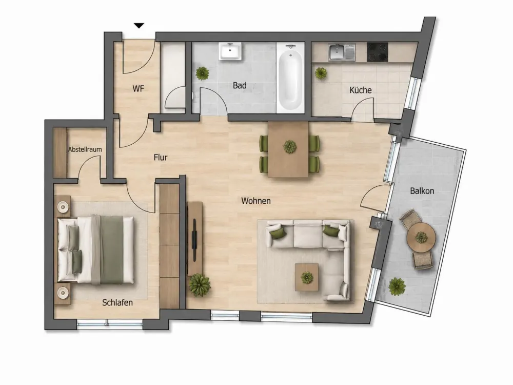 60qm Wohnung in Pankow