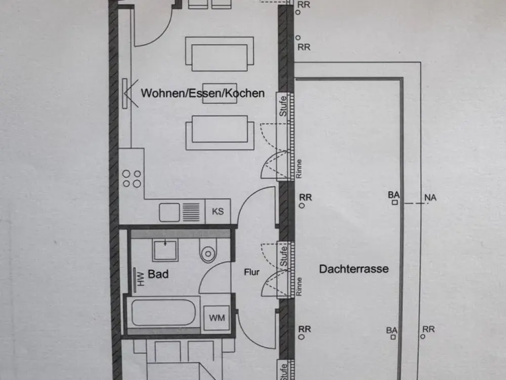 2.5-Room Apartment with Roof Terrace in Immediate Proximity to Westpark