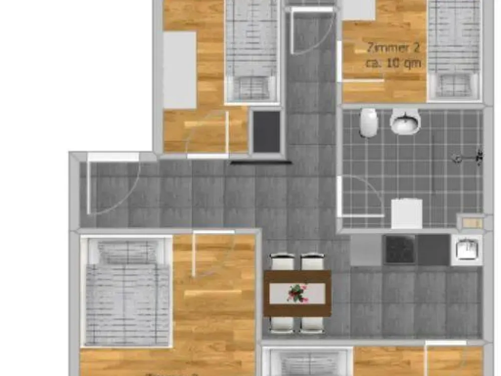 WG-Zimmer in zentraler Lage, ab sofort frei / Bönerstraße 6, Nürnberg / 2.OG / WE5 / Zi.1