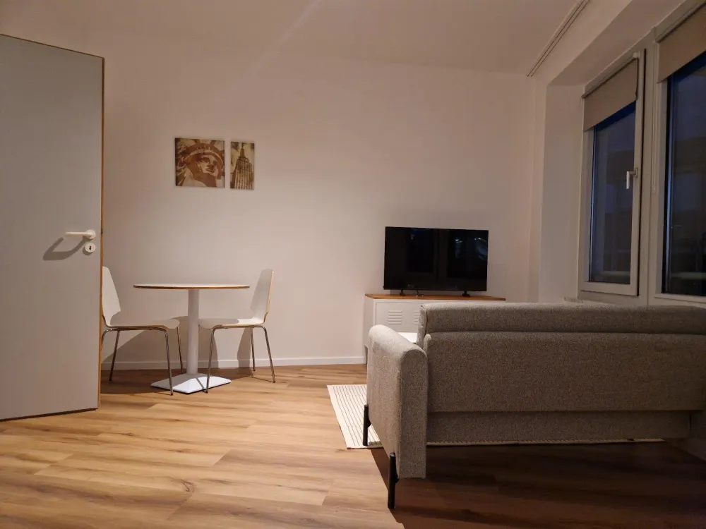 Neu renovierte, voll möblierte 1-Zi-Wohnung mit Tiefgarage