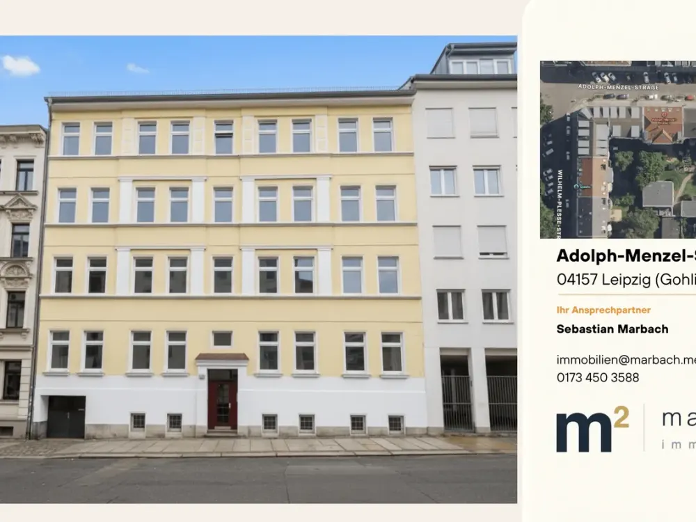 Gohlis, First Occupancy After Complete Renovation, Quiet Courtyard, Balcony, Light-Flooded Bathroom