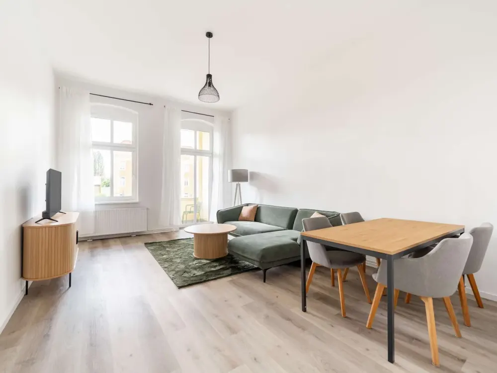 Große 2-Zimmer Wohnung in Pankow - voll möbliert