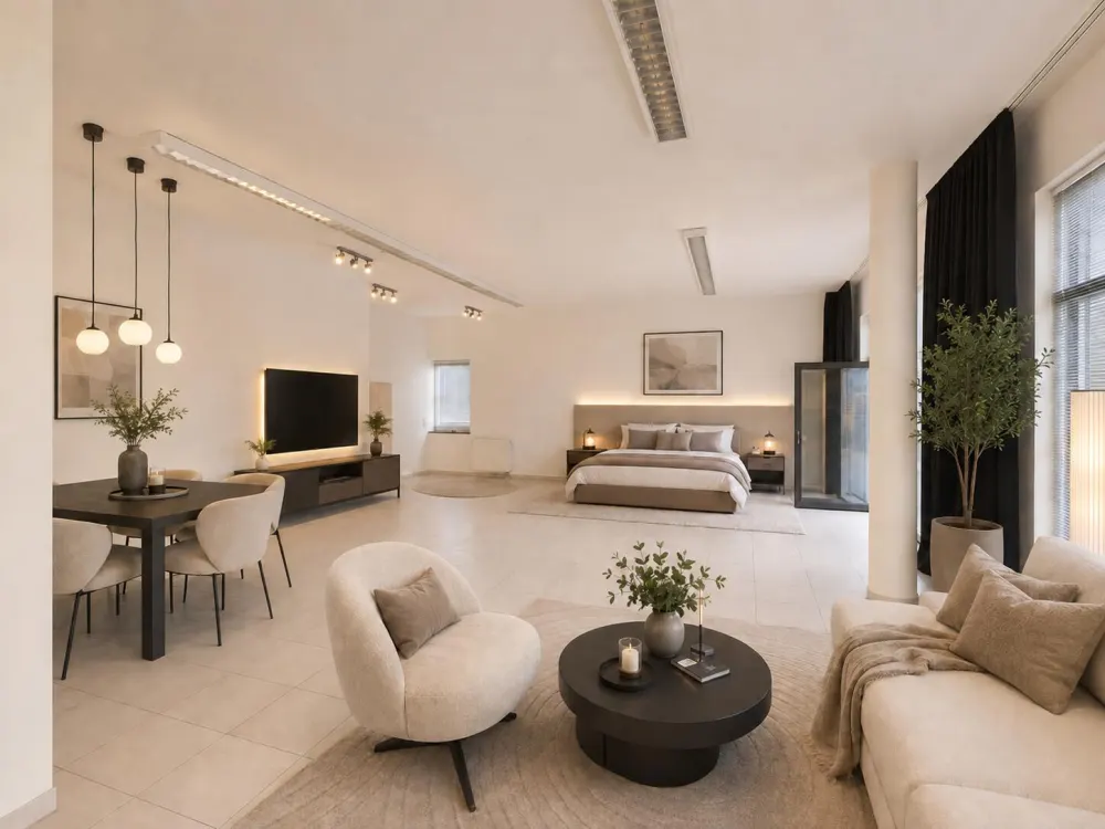 105m² Studio-Loft in Hürth-Efferen: Offenes Wohnerlebnis, Ideal für Wohnen & Arbeiten