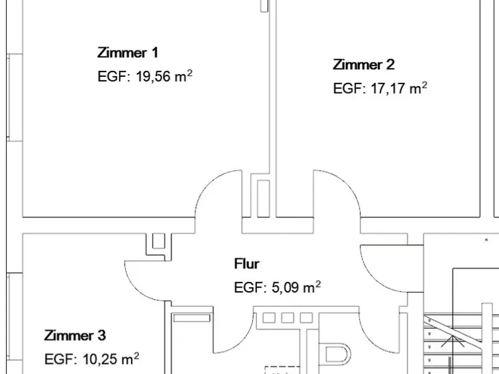3 ZKB mit Balkon im Grünen!