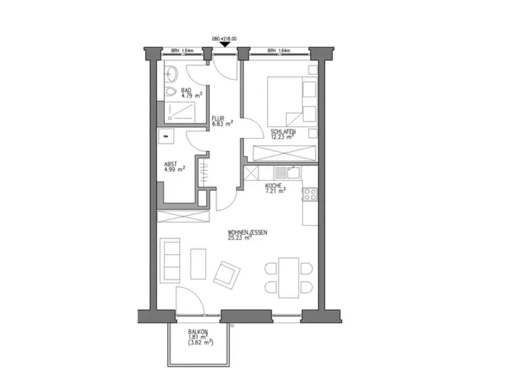 Barrierefreie Seniorenwohnung im Kaiserquartier!
