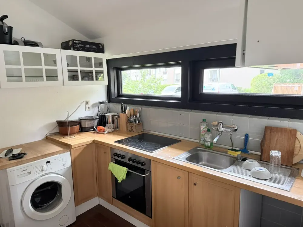 Wohnen mit Garten: Kompaktes Apartment in Wedel