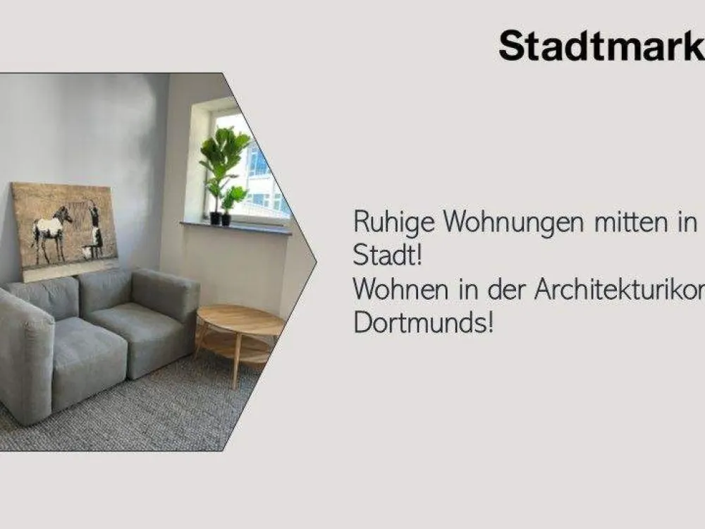 Ruhige Wohnungen mitten in der Stadt! Wohnen in der Architekturikone Dortmunds!
