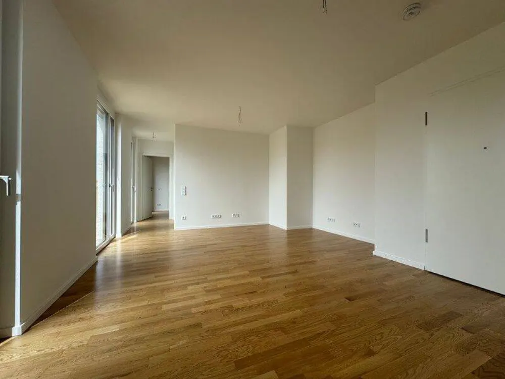 Perfekt für uns: individuelle 2-Zimmer-Wohnung mit großem Balkon im Erstbezug