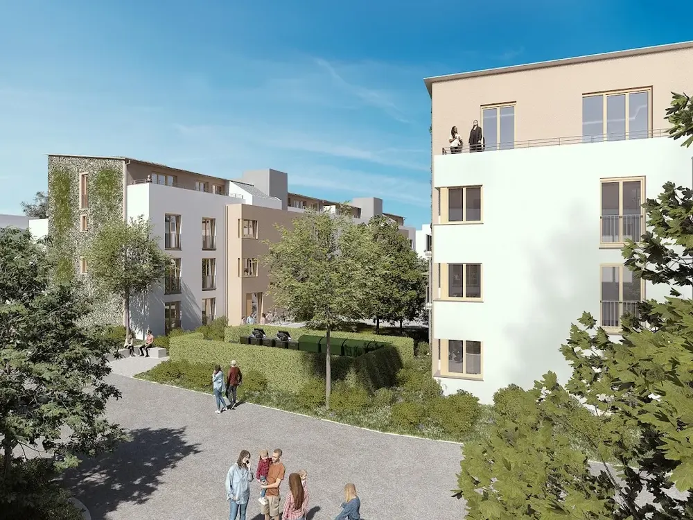 New Building Riedbogen - Living Close to Nature in Bergen-Enkheim - Type 3xK