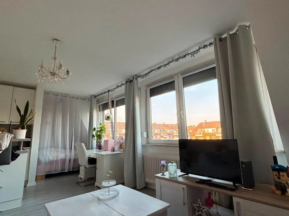 Hübsch u. modern: 1 Zi. Wohnung ab 01.11. frei