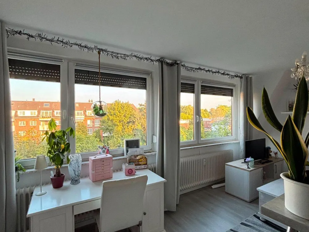 Hübsch u. modern: 1 Zi. Wohnung ab 01.11. frei