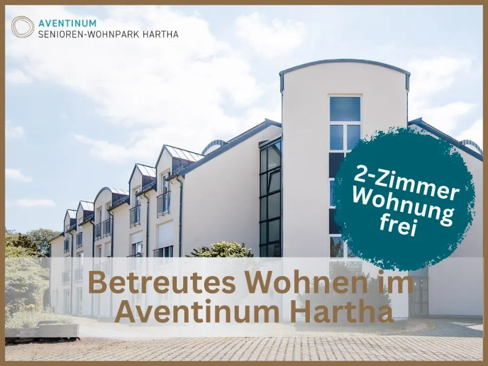 Betreutes Wohnen:Komfortable 2-Zimmer-Wohnung im Aventinum Hartha