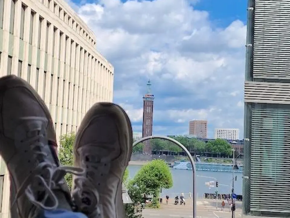 Rheinblick-WG: TOP-Zimmer mit Bestausstattung und RheinBalkon
