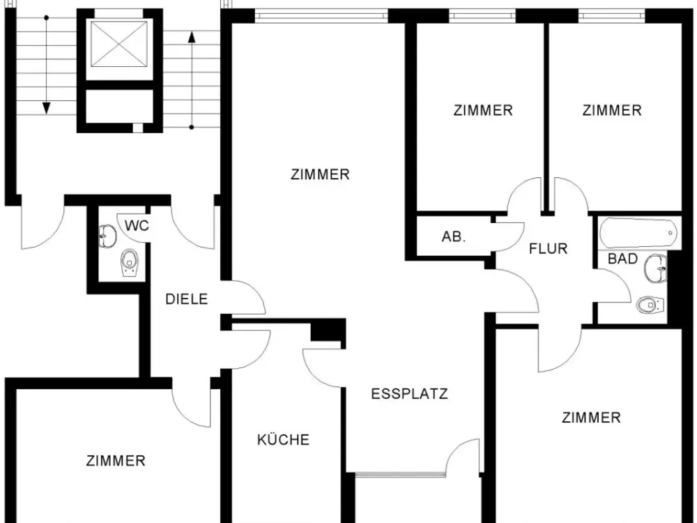 5-Room Apartment in Querenburg with WBS