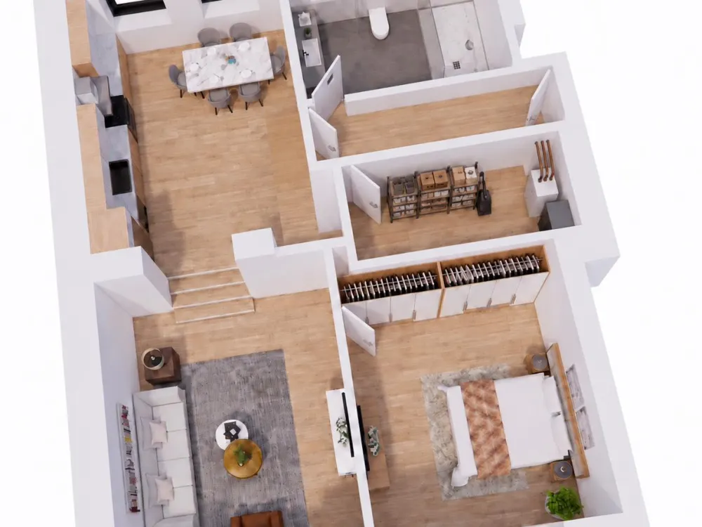 2ZKB 85m2 Wohnung - Erstbezug nach Kernsanierung