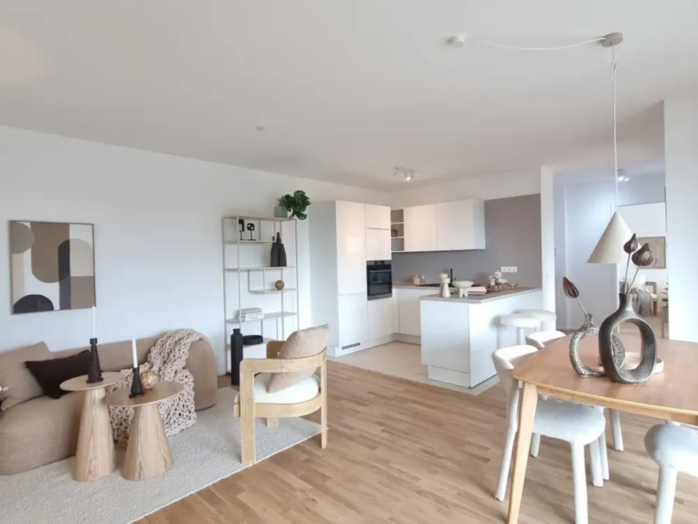 Stilvolle 3-Zimmer-Neubauwohnung mit Terrasse, EBK & TG in Rheinstetten