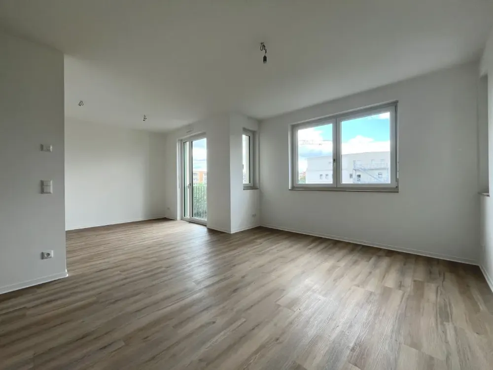 Neubau: Moderne 2-Zimmer-Wohnung mit Badezimmer, Dusche, Loggia im Zentrum-Ost | Optional EBK