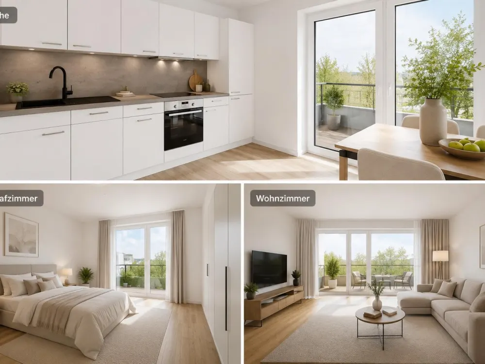 Erstbezug mit neuer Traumküche und Loggia - 2 Zimmer Frankfurt