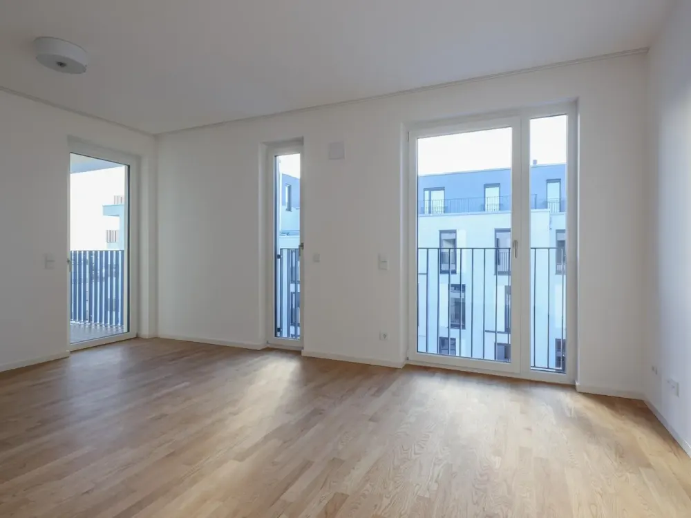 2 Zimmer Luxus - Einbauküche + Parkett, Neubau - vom Eigentümer