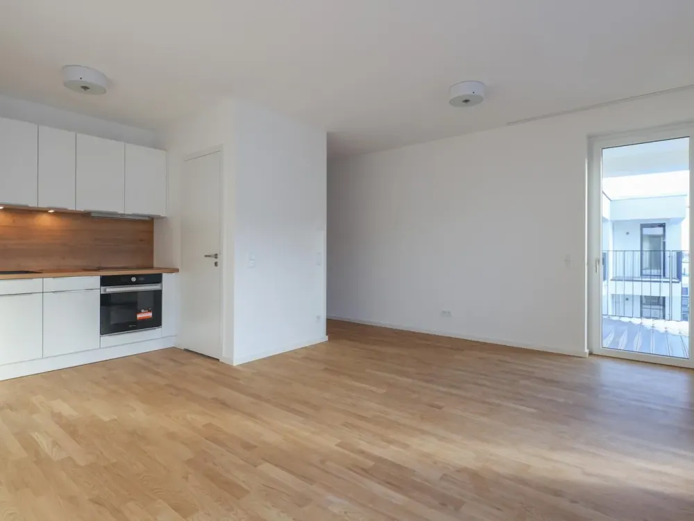 2 Zimmer Luxus - Einbauküche + Parkett, Neubau - vom Eigentümer