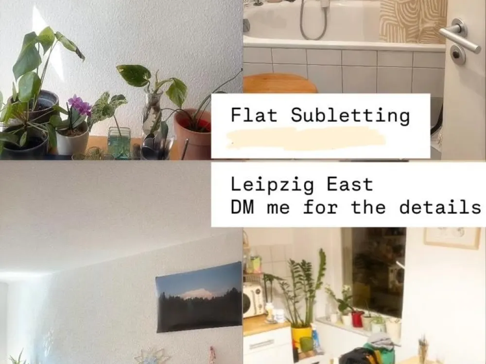20.10.-17.11. Zwischenmiete Wohnung Leipzig Ost