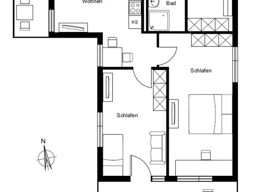Moderne 3-Zi-Wohnung in Appartementhaus 73730 Esslingen