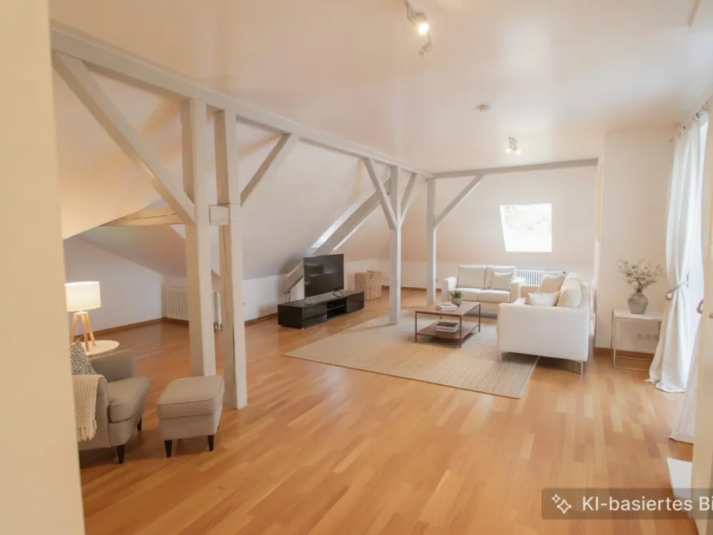 Wohnen mit besonderem Flair: 2-Zimmer-Dachgeschosswohnung mit großzügiger Dachterrasse