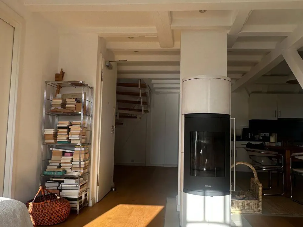 Über den Dächern Reichelsdorfs, außergewöhnliche Maisonette mit Galerie, Kamin und eigenem Garten