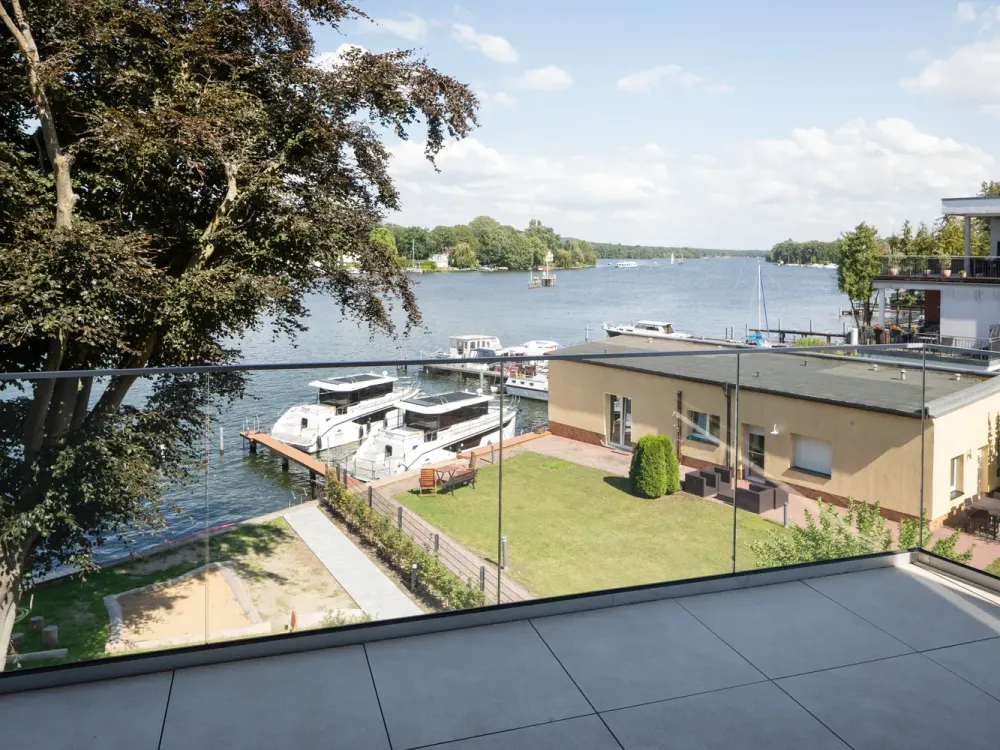 Einmal im Leben am Wasser wohnen -herrlicher Blick über den Langer See