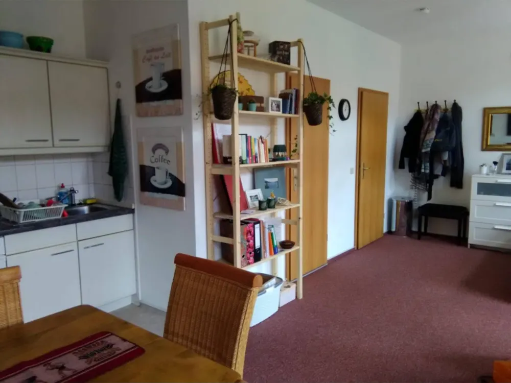 Geräumige und neuwertige 1-Zimmer-Loft-Wohnung mit Balkon und EBK in Erfurt