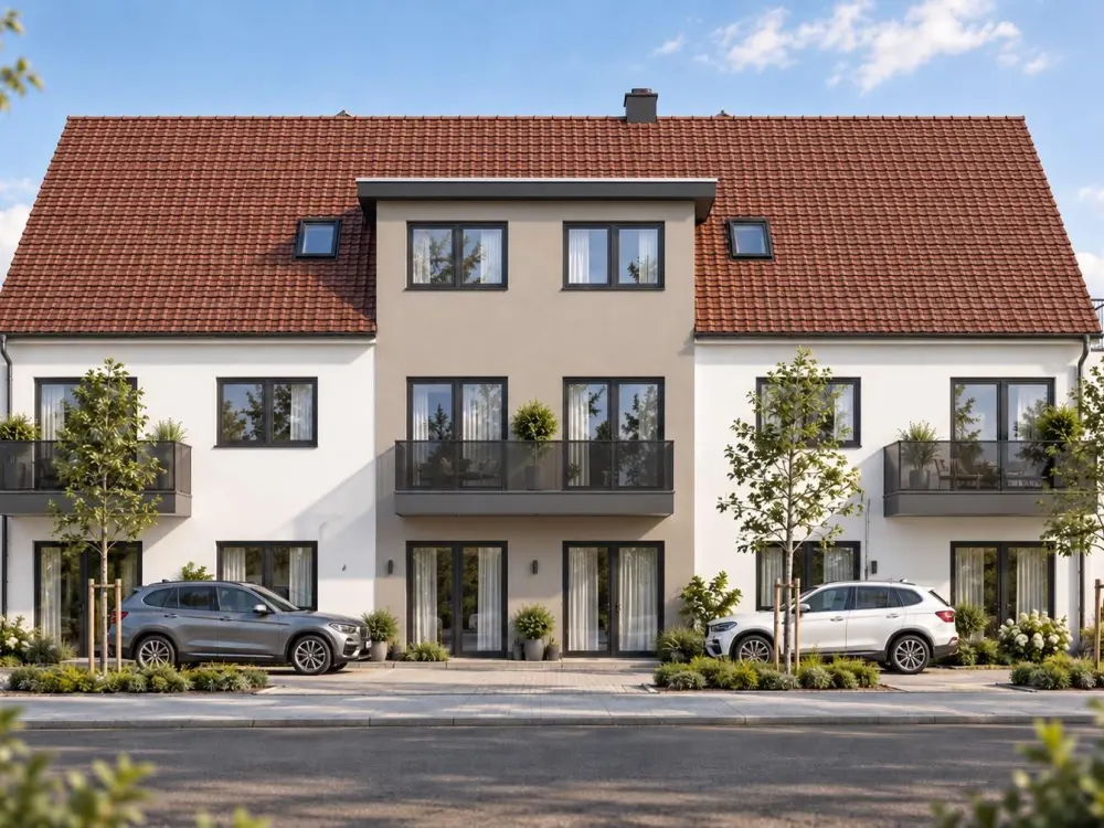 3-Zimmer-Neubauwohnung 109,77m², kleine Terrasse - W2