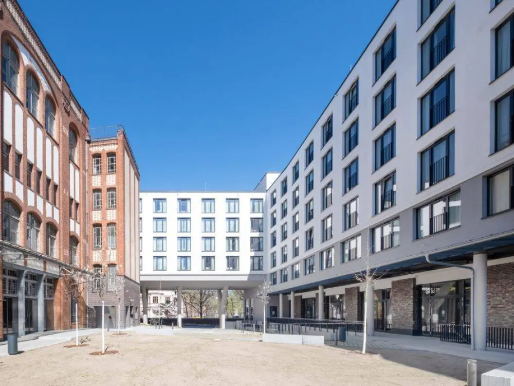 Modernes Studioapartment mit Gym, Coworking & Rooftop am Schloss Charlottenburg