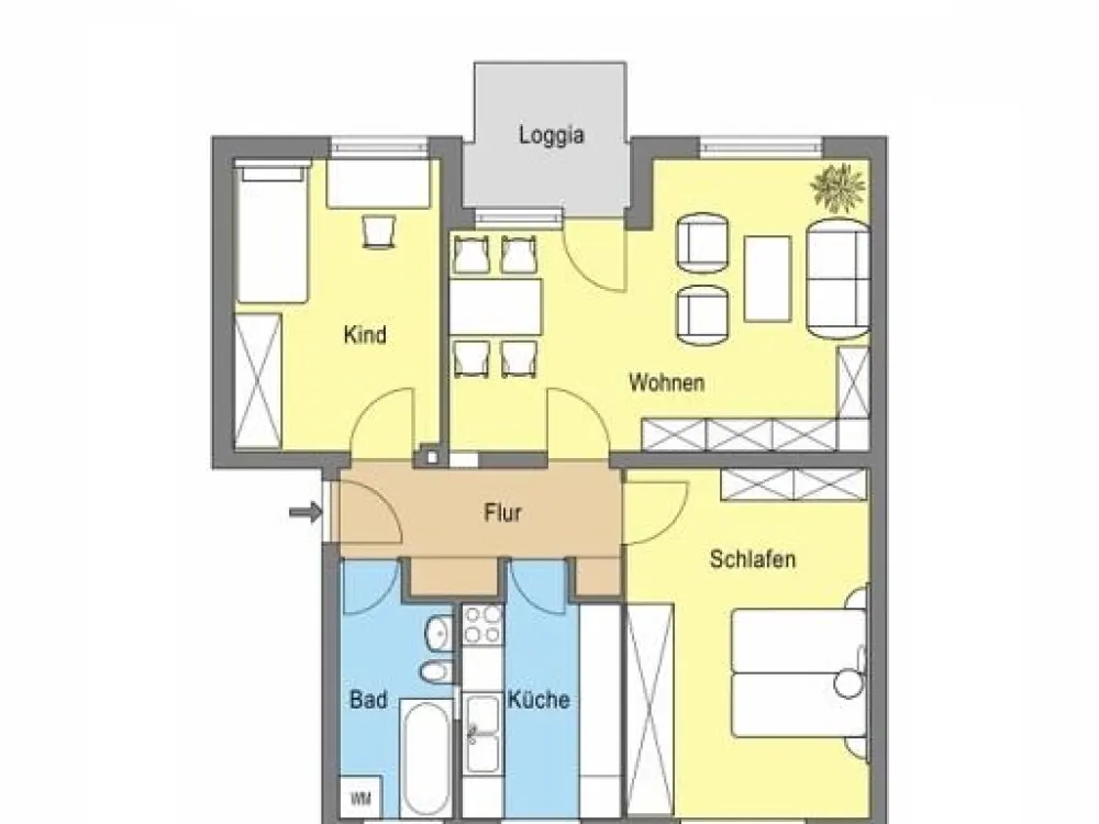 Ihre Zukunft - Ihre Wohnung: 3-Zimmerwohnung mit Balkon