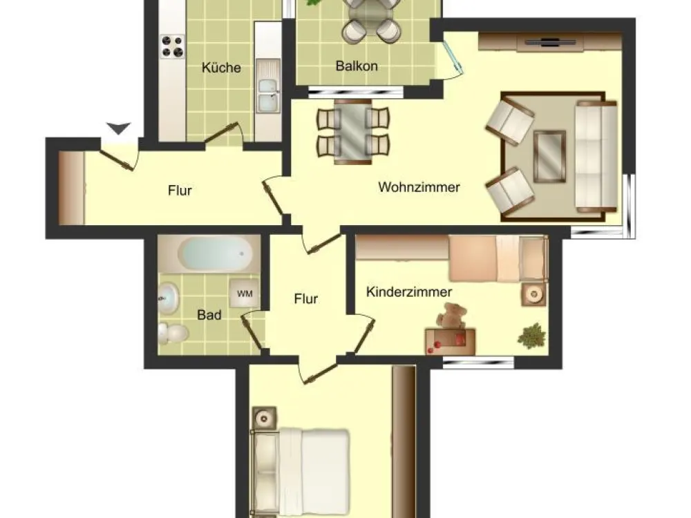 Demnächst frei! 3-Zimmer-Wohnung in Kamen Methler