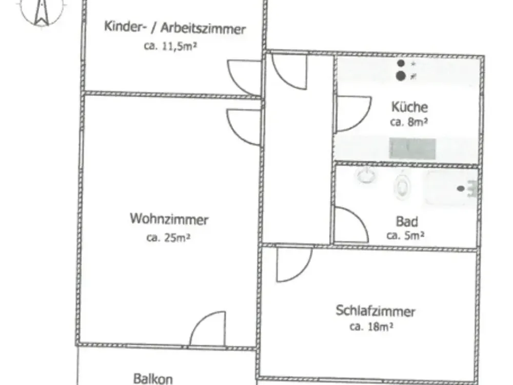Sonnige 3-Zimmerwohnung in Halstenbek
