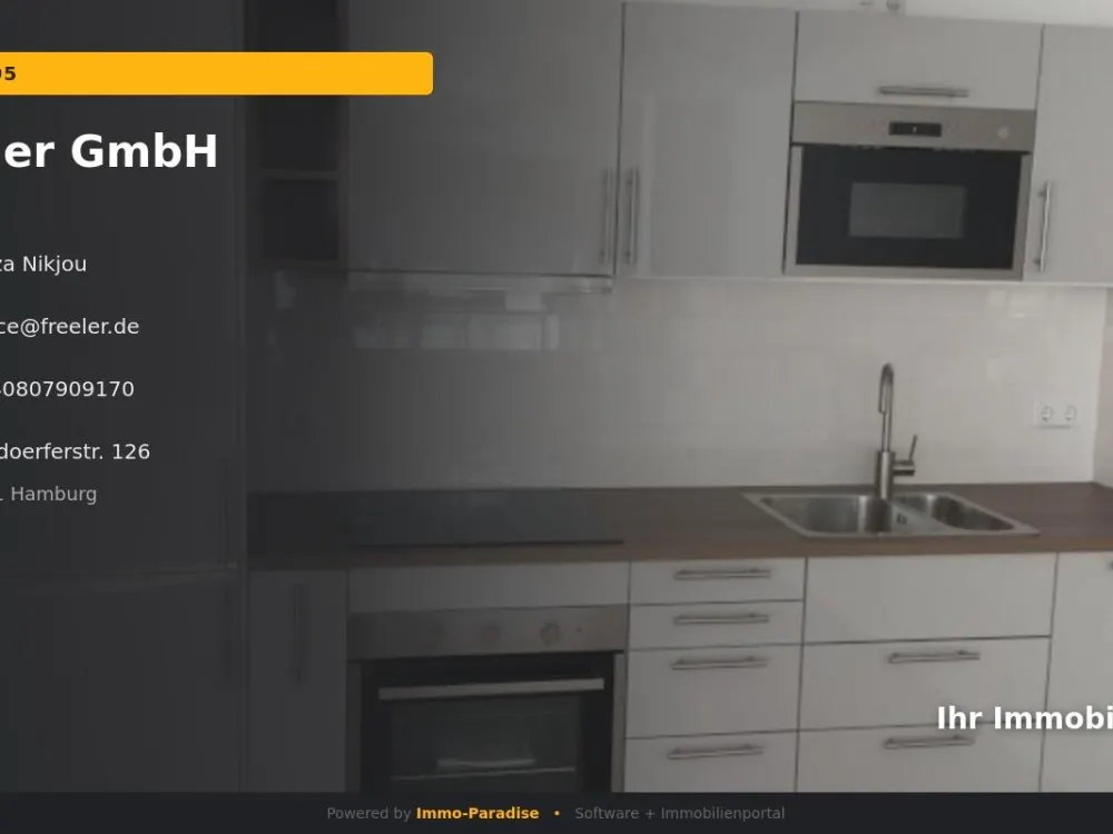 Helle 2 Zimmer Wohnung mit Einbauküche und Balkon in Wandsbek